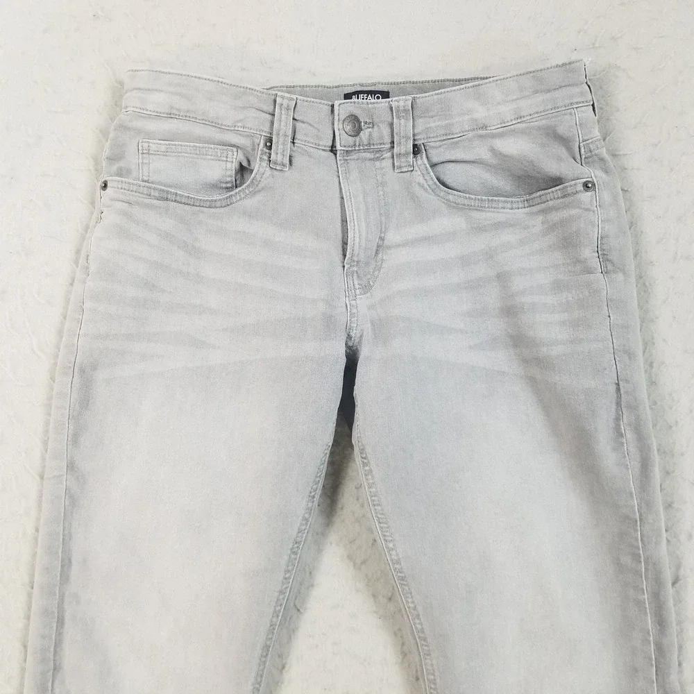 Buffalo Jeans Men 32x32 Gray David Bitton Slim Fit Stretch Denim Pants